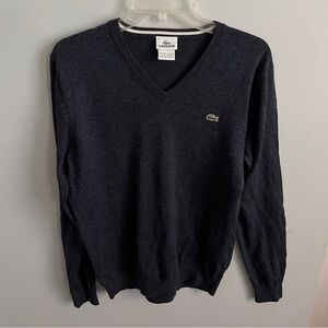 Lacoste Cotton v-neck sweater